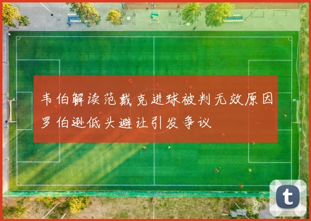 韦伯解读范戴克进球被判无效原因罗伯逊低头避让引发争议